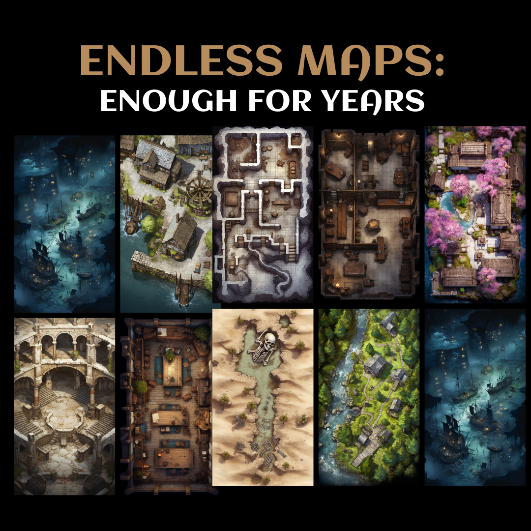 200 Sci-Fi Brushes & 1K+ RPG Maps