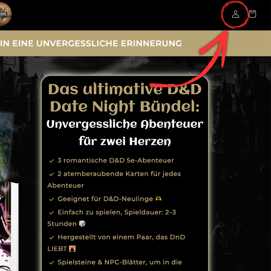 Download-Anleitung – Das ultimative D&D Date Night Bündel