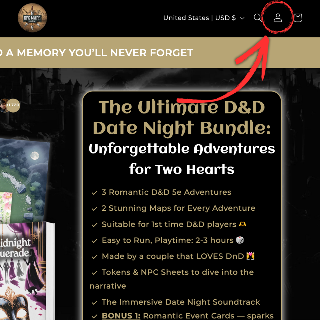 Download Instructions – The Ultimate D&D Date Night Bundle