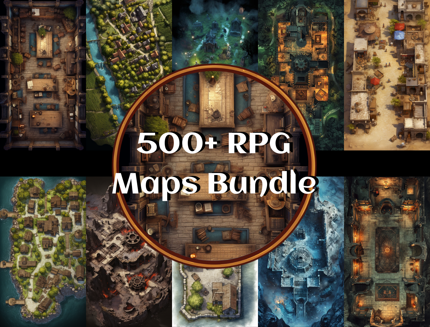 500+ RPG Maps Bundle