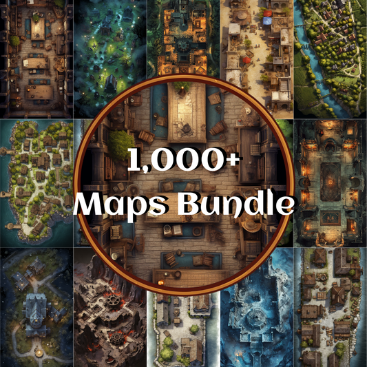 1,000+ RPG Maps Ready to Use